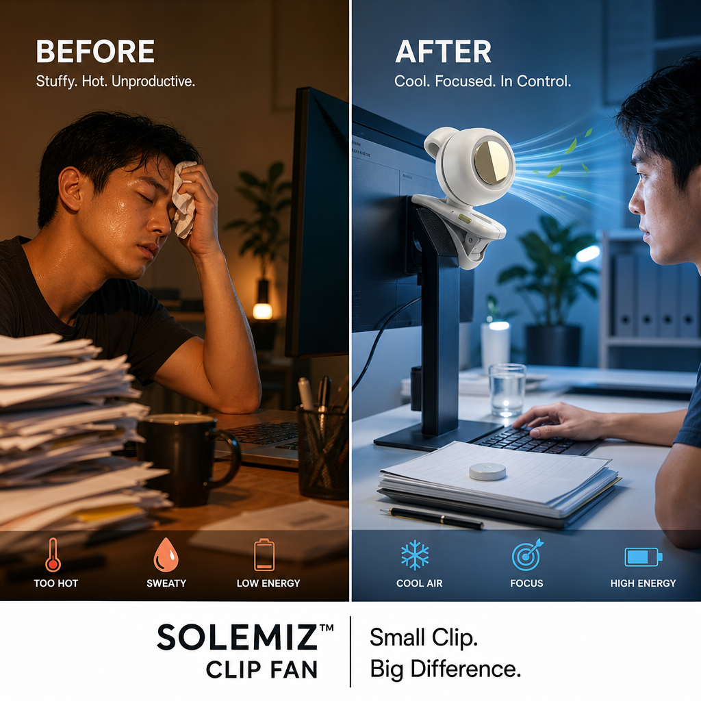 Solemiz™ Clip Fan